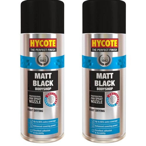 Hycote matt black fast drying - matt,