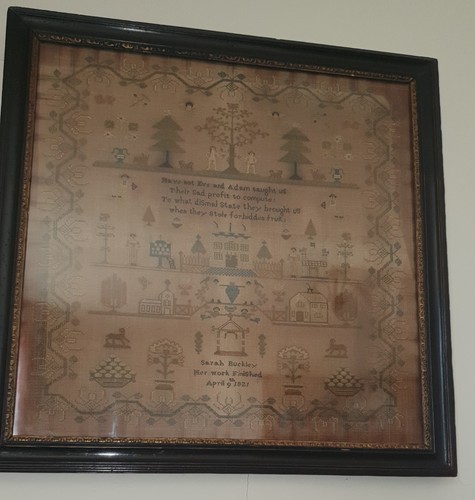 Georgian embroidery sampler - embroidery,