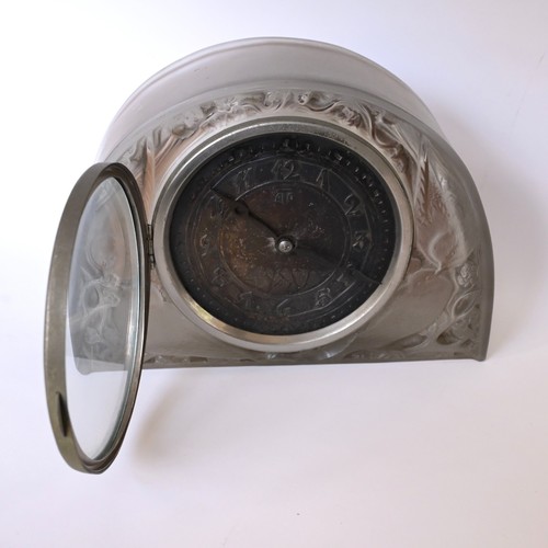Rene lalique moineaux clock - lalique,