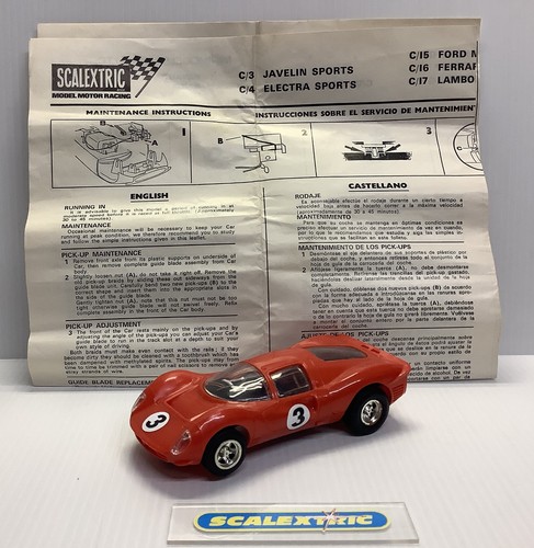 Scalextric vintage 1970s c16 - vintage,