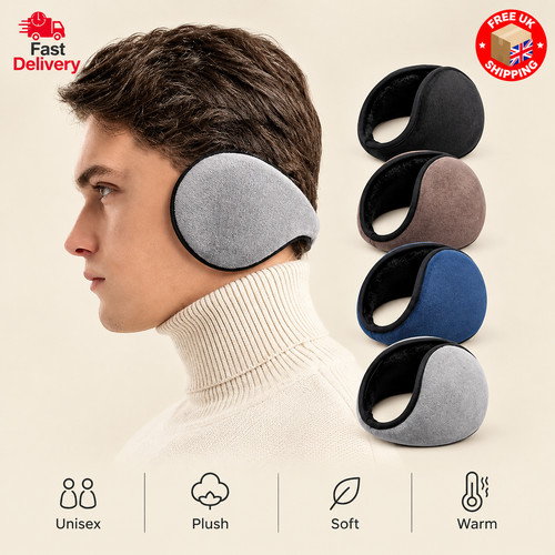 Plush winter earmuffs cute - winter,