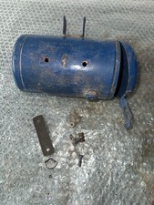 NSU Quick Tool Box Tool Compartment Metal Blue Vintage Motorcycle Prewar Part