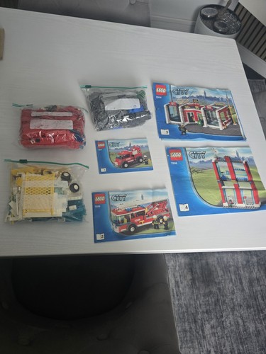 Lego city 7208 fire station - city,