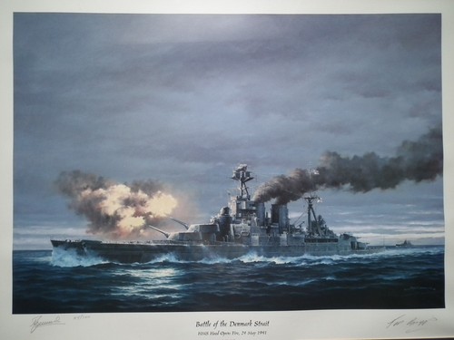 Hms hood opens fire - hood,