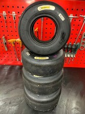KOMET K1D-M CADET KART TYRES USED FULL SET- 30 LAPS OLD  - HONDA IAME