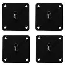 4x M8 Mounting Plate Furniture Feet Cabinet Legs Sofa Base Fixing Plate Thread