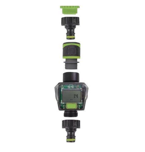 Water flow meter garden - water,