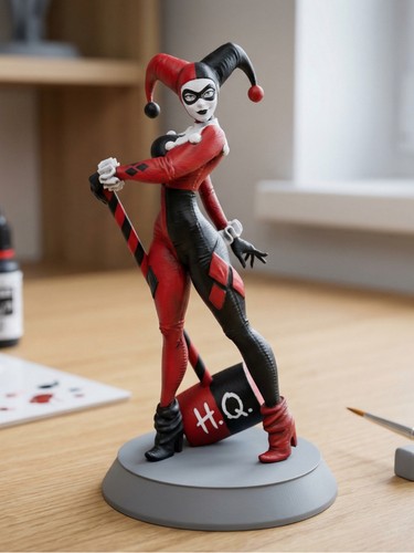 Harley quinn unpainted figure - quinn,
