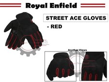 ROYAL ENFIELD "STREET ACE GLOVES RED"