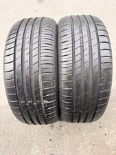2x PART WORN TYRES 205/55 R16