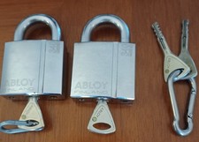 Abloy 340 Hardened Padlock X2