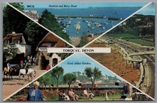 Torquay Devon Multiview Postcard Posted 1973