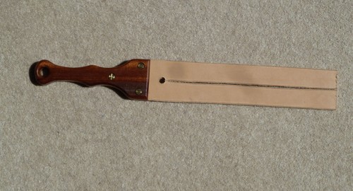 Leather tawse killer - tawse, 19"