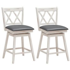 Set of 2 Bar Stools Counter