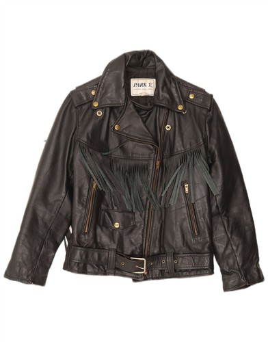 Park girls leather biker - park,