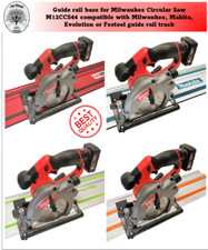 Milwaukee M12CCS44 2530-20 Adaptor base Circular Saw Fuel M18 guide rail track