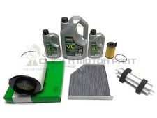 Audi A8 3.0 TDi 11-18 Oil Air Diesel Fuel Cabin Filter 7L Engine Oil Service Kit