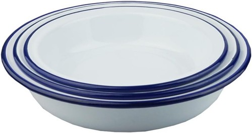 Vintage round enamel falcon - vintage,