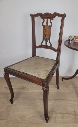 Edwardian bedroom chair - edwardian,