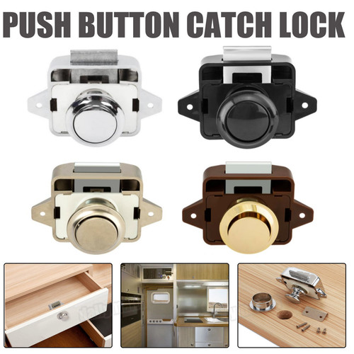 20x push button catch lock - button,