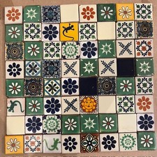 64 Ceramic Mexican Tiles