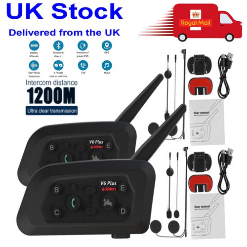 Pro motorcycle intercom - v6,