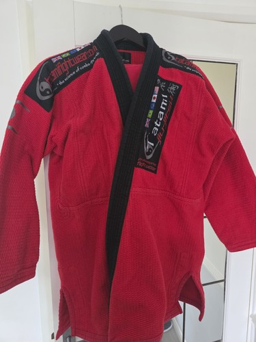 Red tatami brazilian - red, jitsu