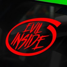 Evil Inside Car Window Bumper