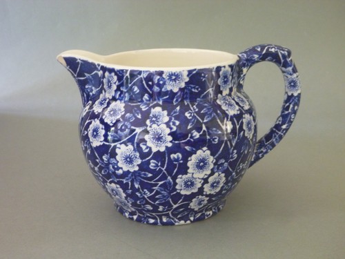 Burleigh blue calico jug - blue,