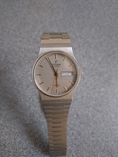 Titan Quartz Exacta Mens Watch Stainless Steel Working