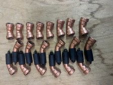 Yorkshire Pegler Tectite Sprint 15mm pushfit obtuse 45º bends job lot of 20