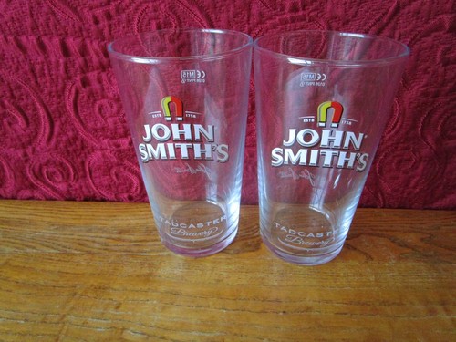 John smith pint glasses pair - john's,
