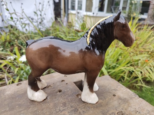 Beswick horse shire mare - horse, model