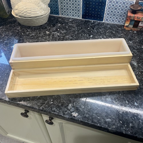 Wooden soap mould 2kg with - wooden,