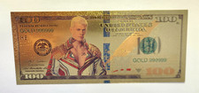 CODY RHODES WWE Collectible 24k Gold Foil Plated 100$ Banknote