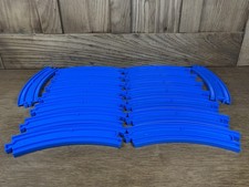Trackmaster Tomy Curve Train Track Sections, 16 Sections, Blue Thomas Track