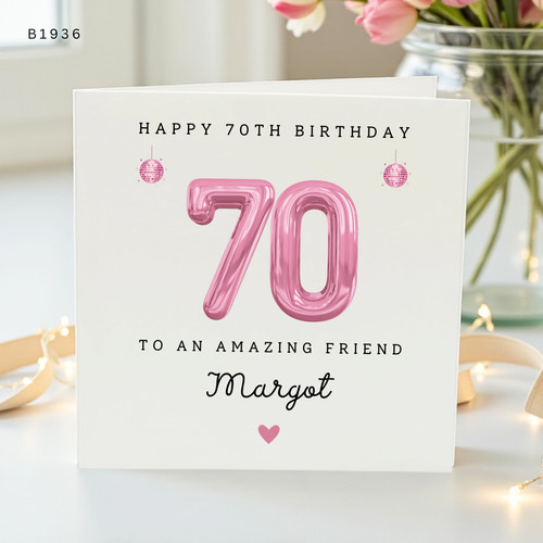 Personalised 70th birthday - personalised,