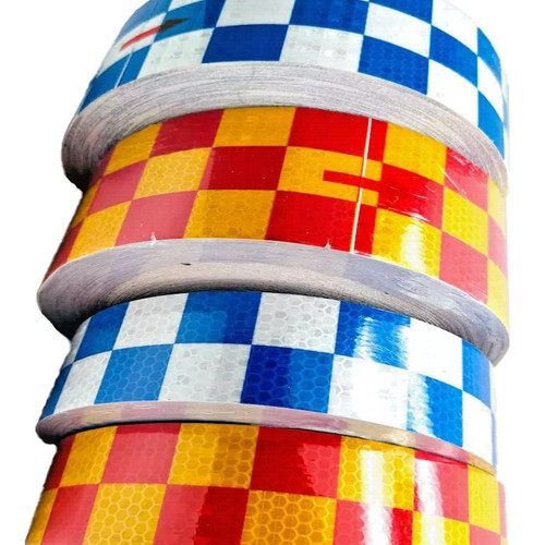 Chequered reflective tape - chequered,