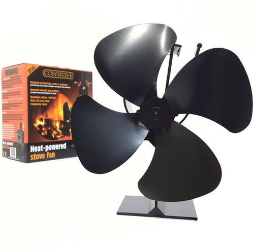 Heat powered stove top - powered, fan