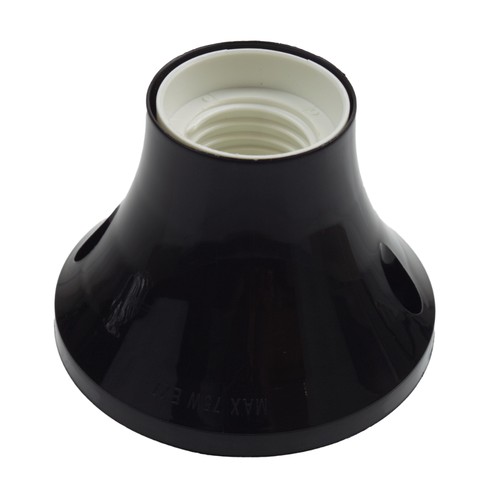 E27 edison screw black - e27,