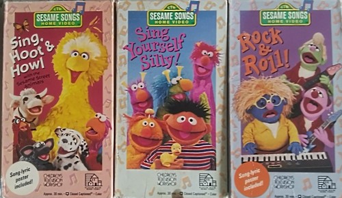 Sesame street vhs tape lot - sesame,