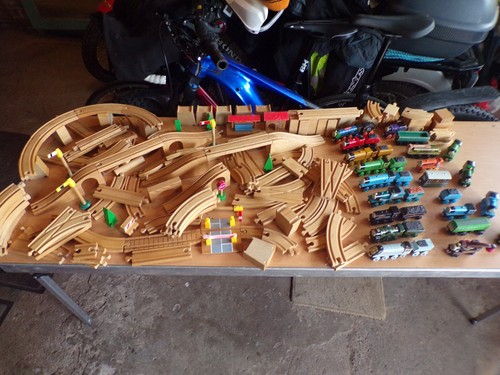 Huge brio wooden railway - brio,