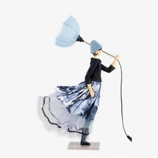 85cm Lamp Windswept Lady Lamp
