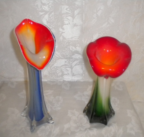 Tulip art glass vases jack - art,