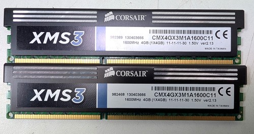 Gaming pc ram - (2x4gb),