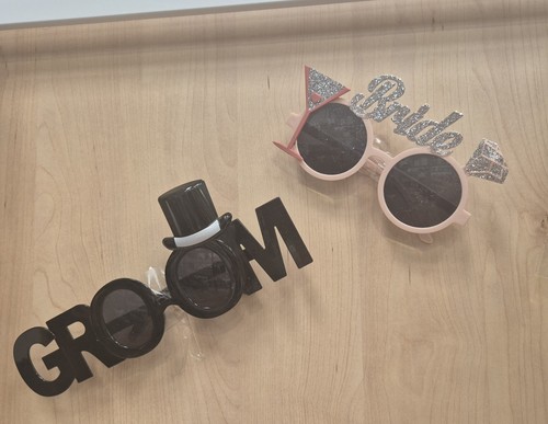 2pcs reusable bride and groom - bride,