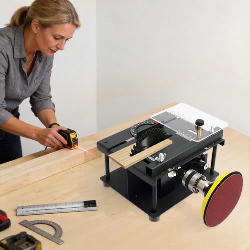 Mini table saw - saw, rotating