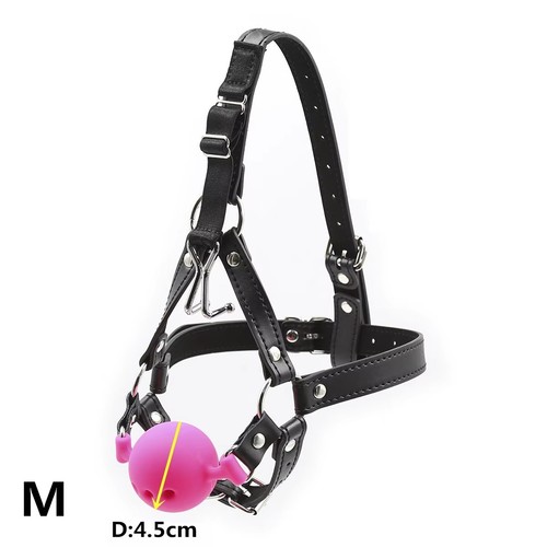 Silicone hollow mouth - pu, gag