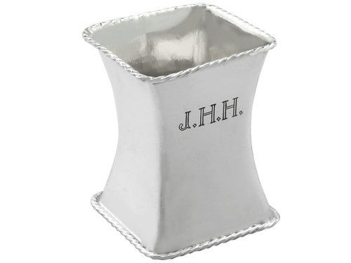 Antique sterling silver - silver, napkin