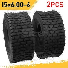2Pcs 15x6.00-6 Ride on mower &